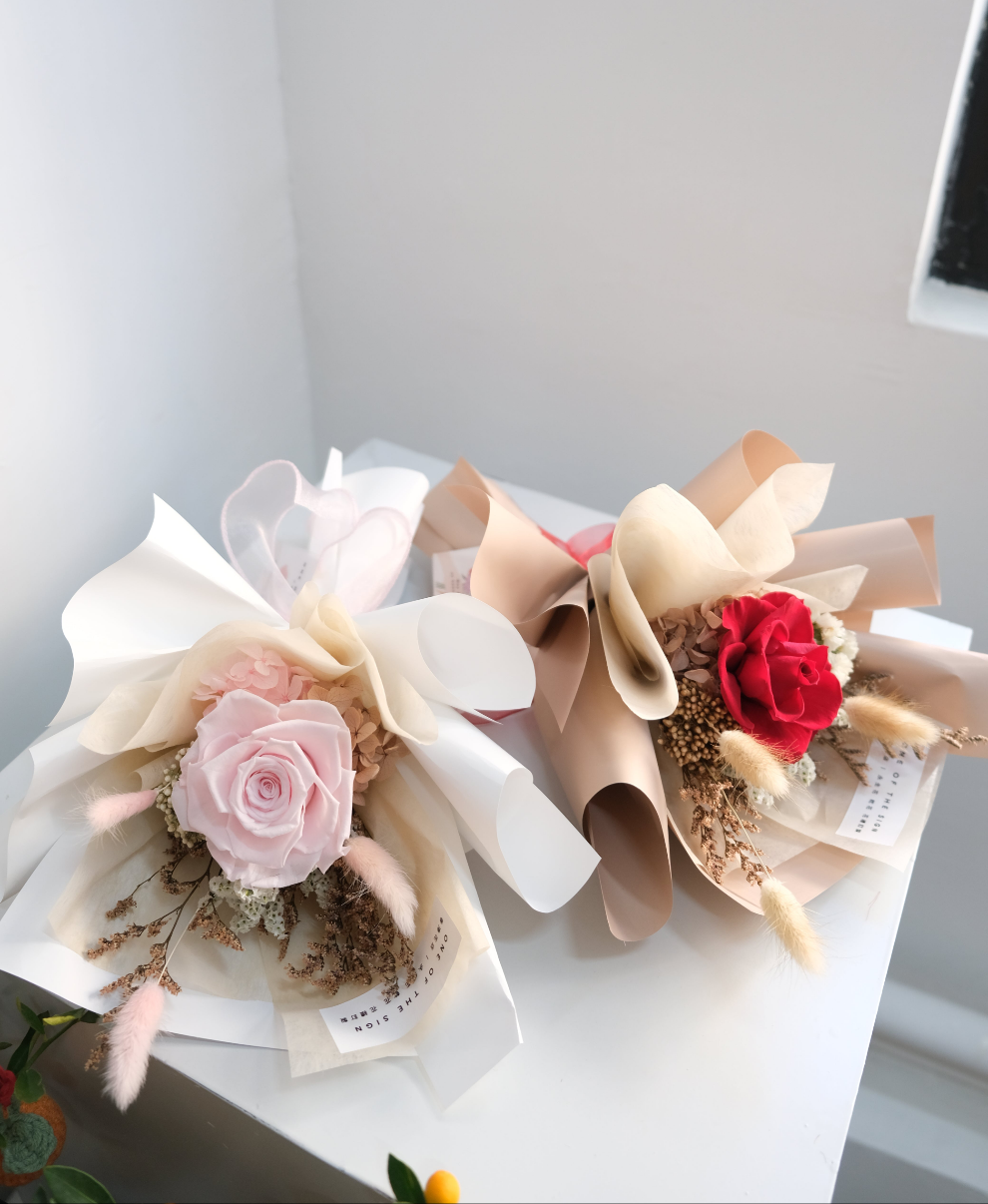 Single Preserved Rose 單支永生玫瑰花束