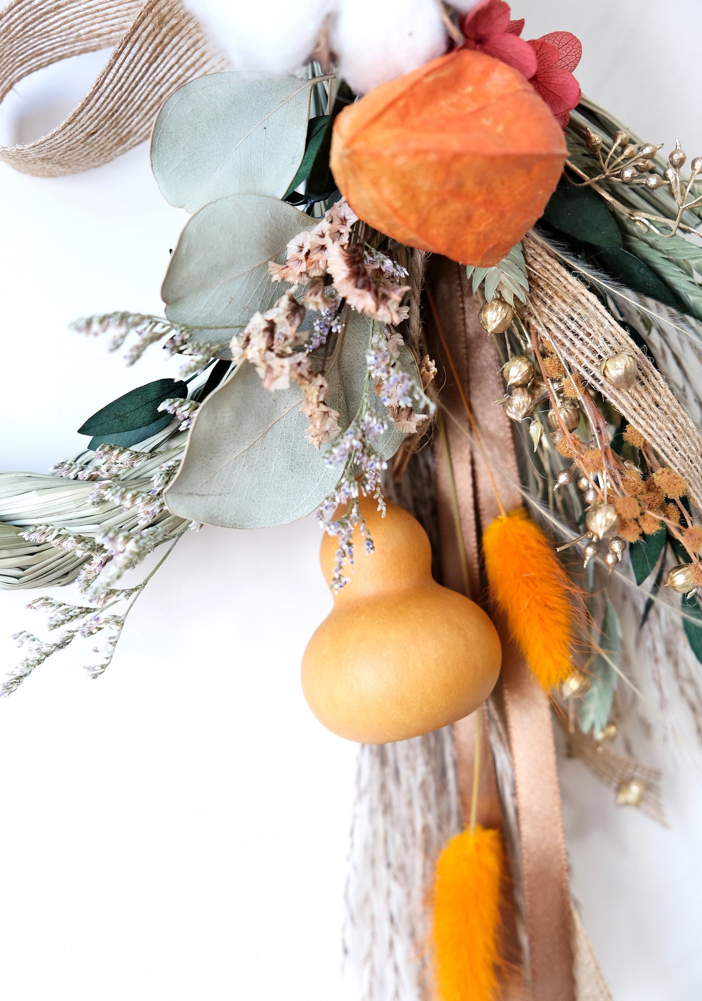 Cotton Flower x Dried Flower Shime-nawa 木棉花乾花注連繩