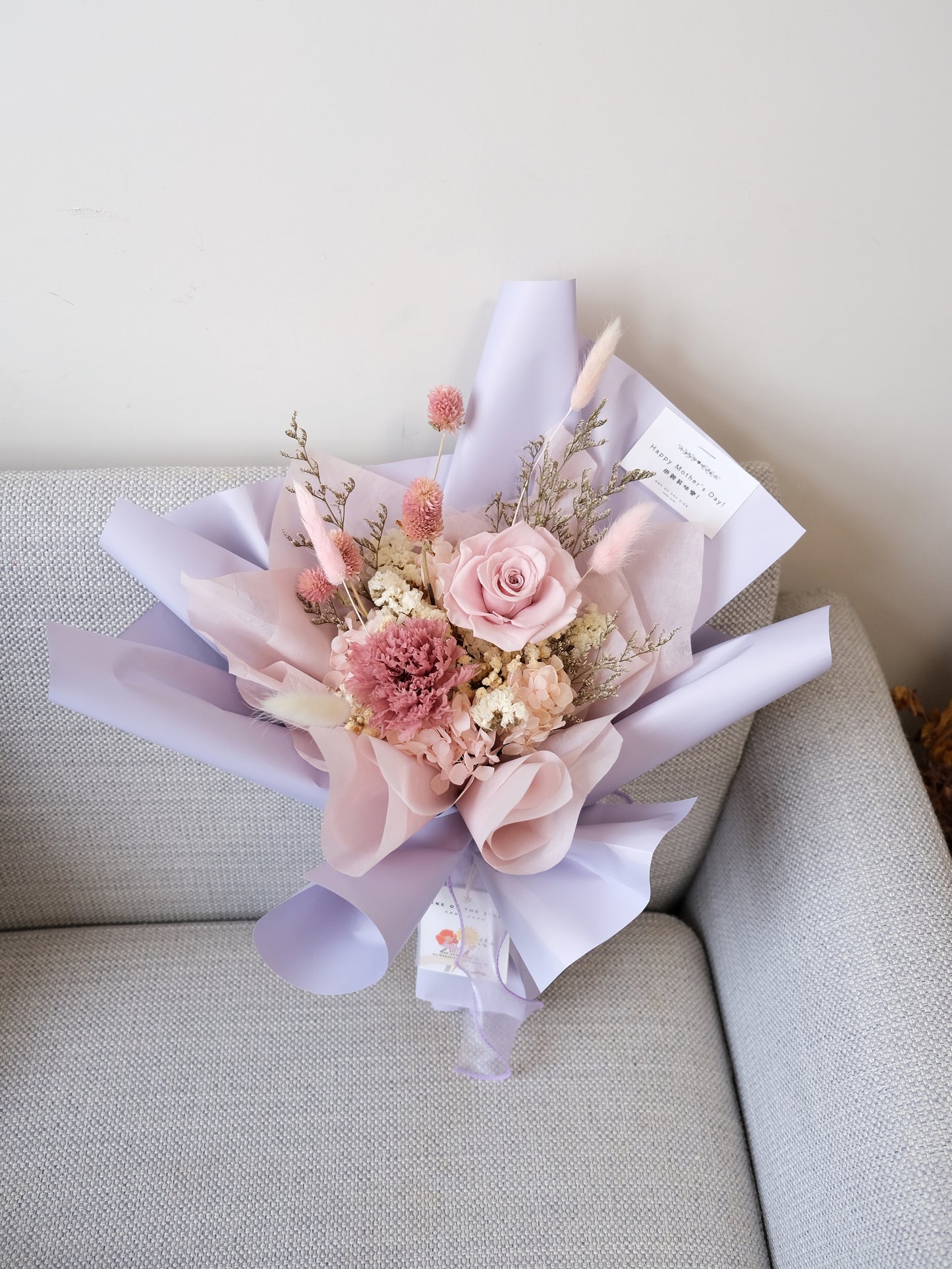 母親節永生花束 Mother's Day Preserved Flower Bouquet S Size