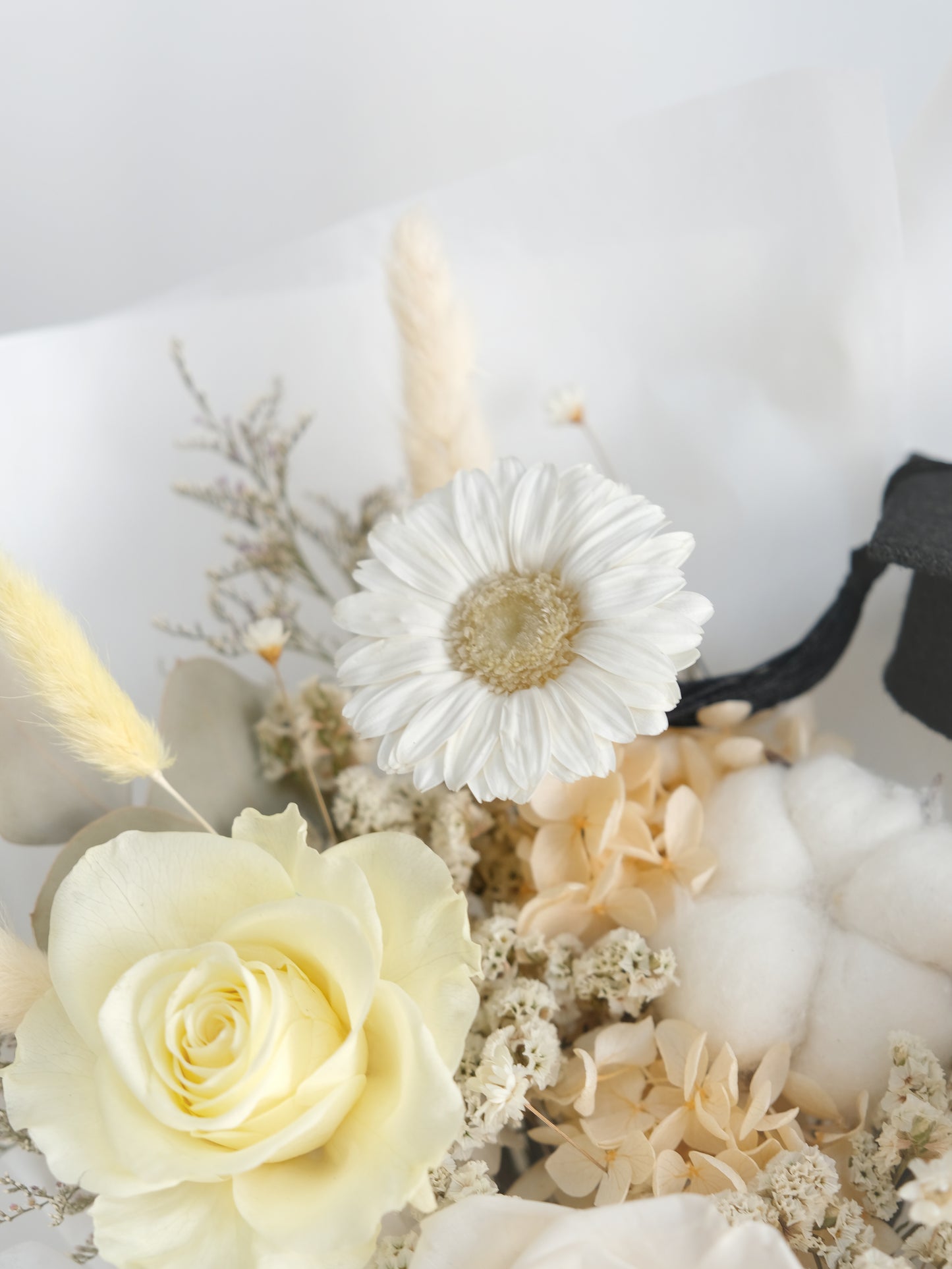 保鮮花非洲菊 x 玫瑰花 | Preserved Barberton Daisy x Rose Flower Bouquet