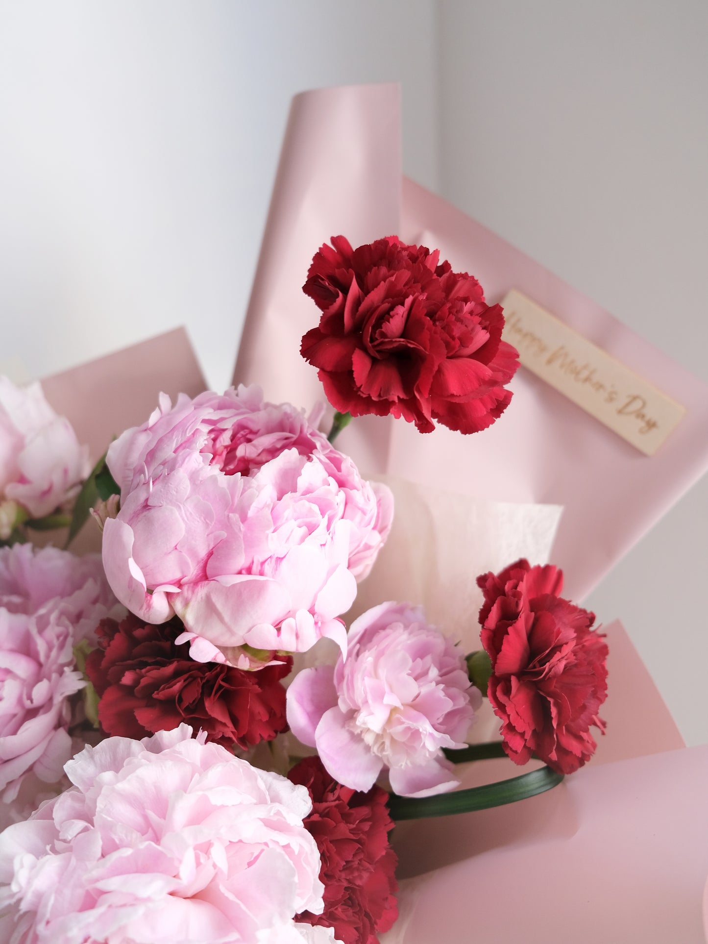 母親節鮮花束 - 牡丹x康乃馨♡ Mother's Day Fresh Flower Bouquet - Peony x Carnation