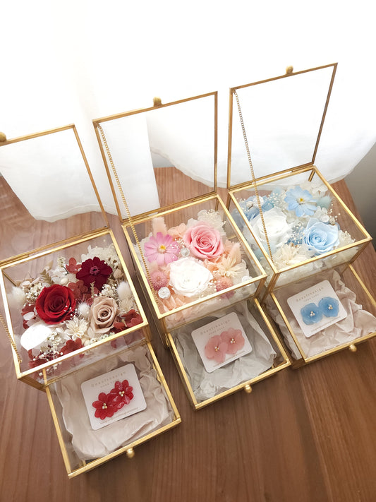 Preserved Flower Accessories Box 永生花玻璃飾物盒