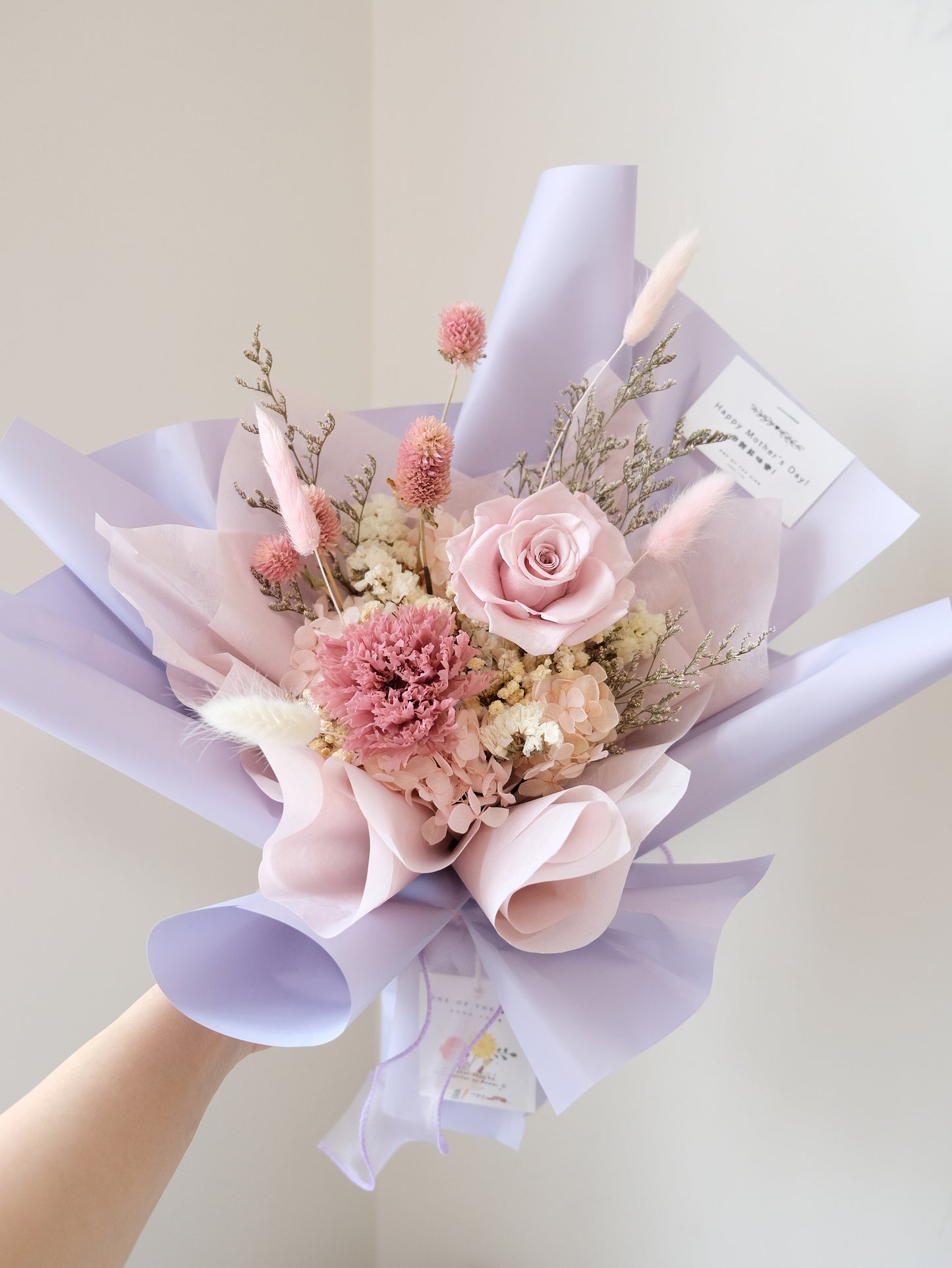 母親節永生花束 Mother's Day Preserved Flower Bouquet S Size