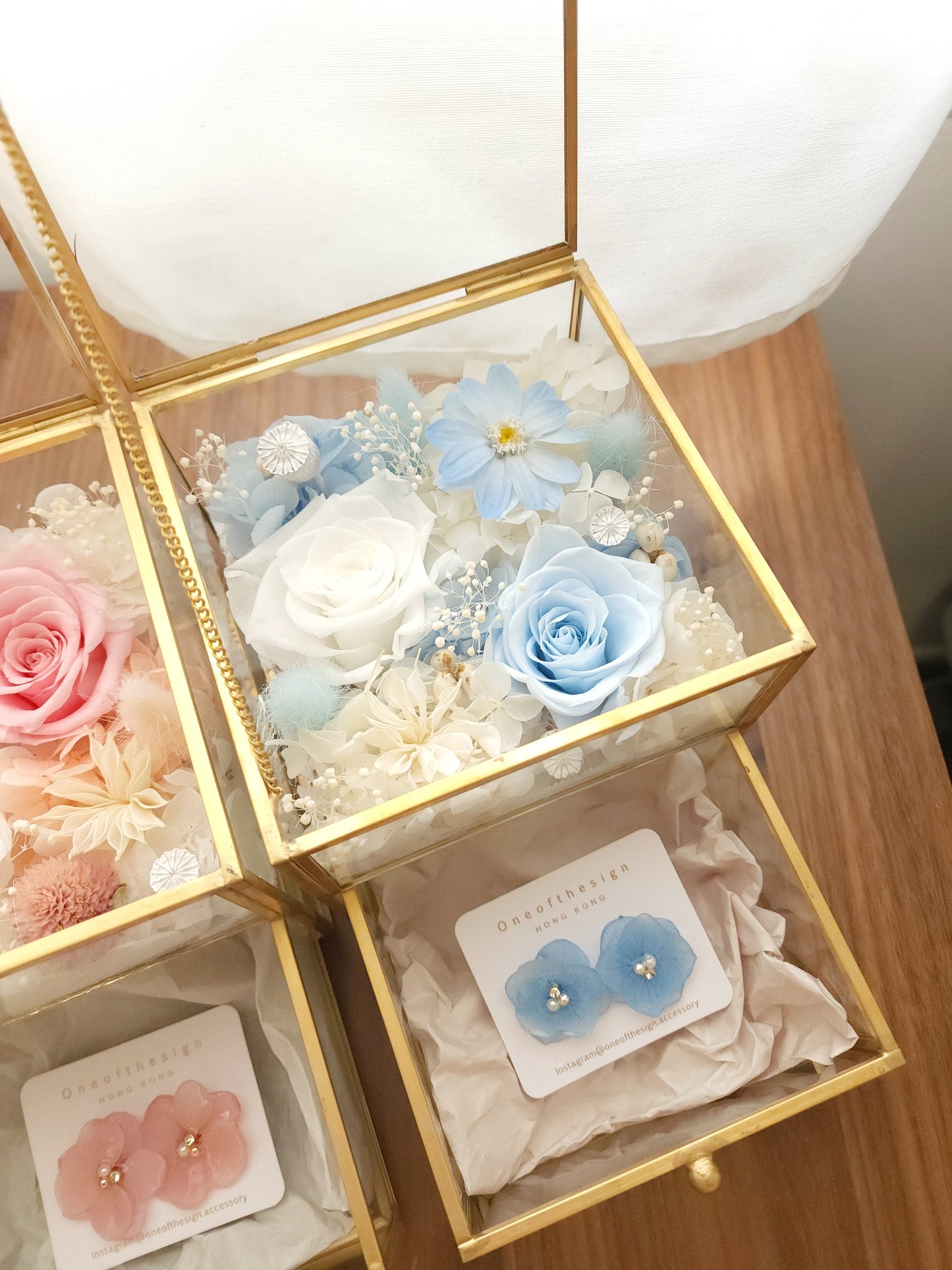 Preserved Flower Accessories Box 永生花玻璃飾物盒