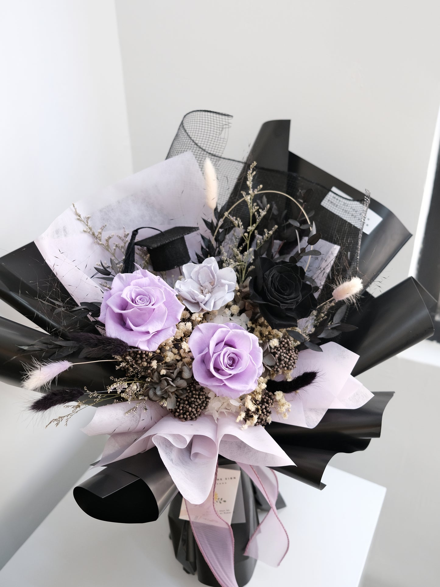 Kuromi 色調永生花束 | Kuromi Colour Preserved Flower Bouquet